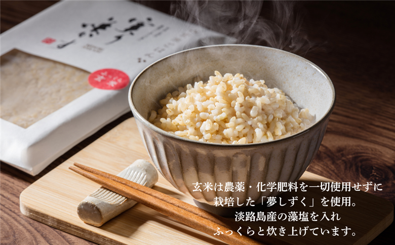 「実り咲かす」玄米ご飯パック 10P：B180-053