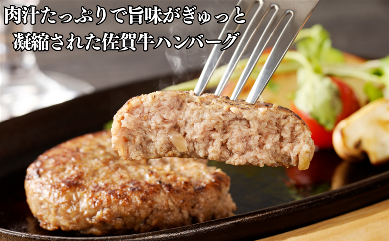 佐賀牛仕込みハンバーグ 8個：B130-048