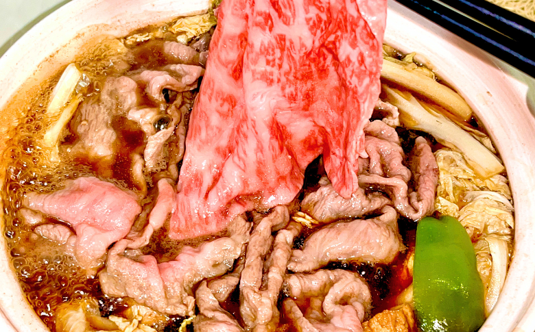 佐賀牛（プレミアム）肩／モモ スライス 500g：B200-077