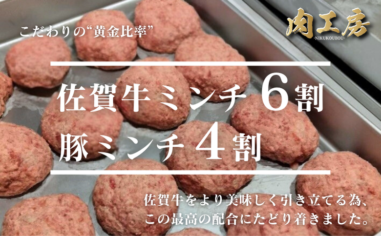 佐賀牛入り 生ハンバーグ 110g×16個 佐賀牛 黒毛和牛 ハンバーグ 個包装 真空パック 牛肉 九州 佐賀県 佐賀市：B255-010