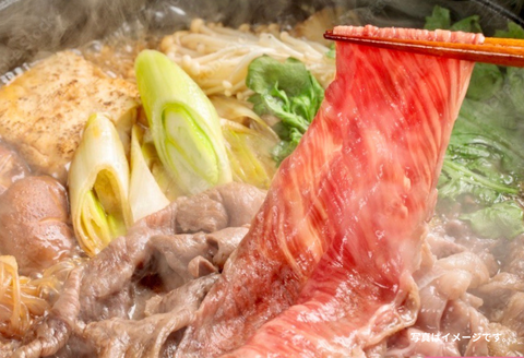 佐賀牛(A5ランクプレミアム) すき焼・しゃぶしゃぶ用 500g×2P（計1kg）：B375-006