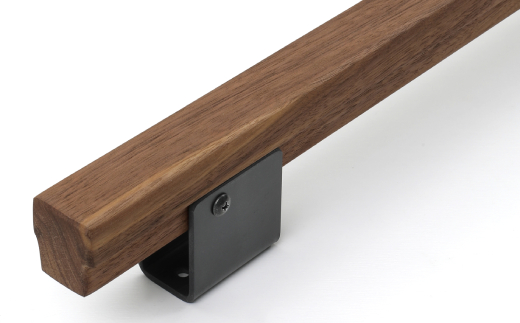 木製（ウォールナット材）取っ手　長60cm：B385-002