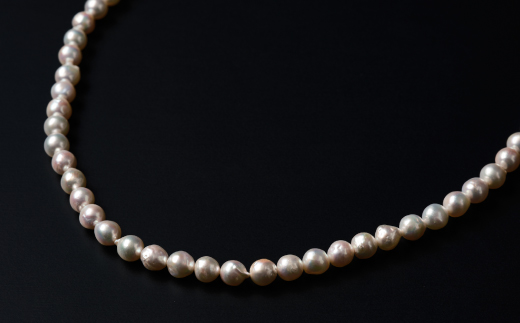 8.5-9アコヤ真珠120cmセミバロックロングネックレス ジュエリー アクセサリー ネックレス 真珠 パール 美穂野 佐賀市 ：C600-005