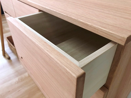 桐たんす 総桐柿渋染め パーシモン75幅7段：C257-002