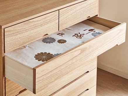 桐たんす 総桐タンス ヤマブキ4段NA：C167-006