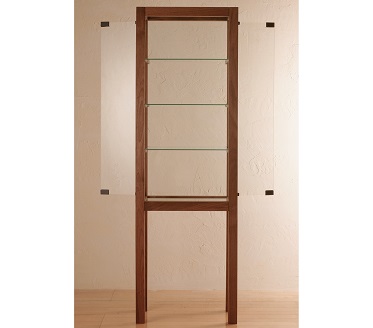 ルーシュ45ディスプレイキャビネット WN【諸富家具】：C450-002