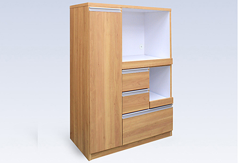 90レンジ台 クオーネ（NA）【諸富家具】：C139-004