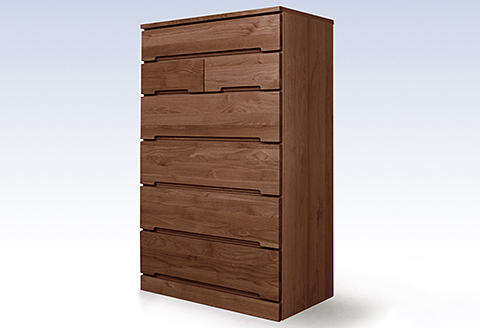 80HCBR 無垢材を使用したチェスト【諸富家具】：C173-006