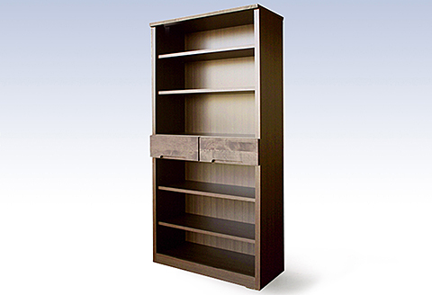 80書棚BR 無垢材を使用したチェスト【諸富家具】：C132-008