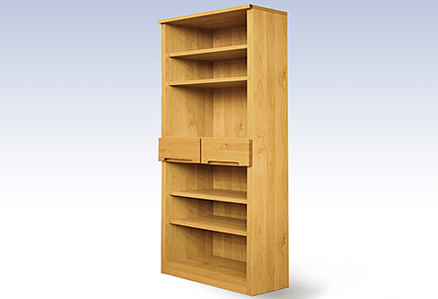 80書棚NA 無垢材を使用したチェスト【諸富家具】：C132-009