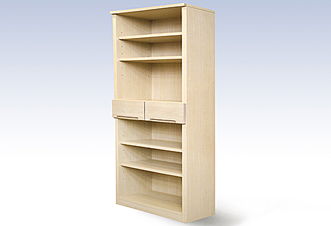 80書棚WH 無垢材を使用したチェスト【諸富家具】：C132-010