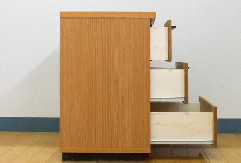 45チェスト3段 オルガ【諸富家具】：B585-001