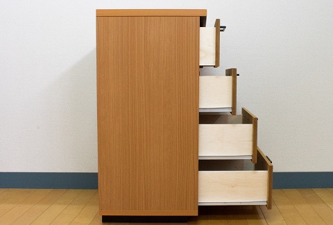 60チェスト4段 オルガ【諸富家具】：B790-005