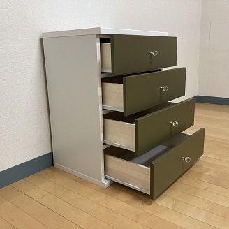 60チェストキャンディ4段（全6色）【諸富家具】：B740-006