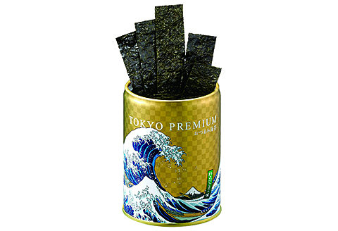 山本海苔店 浮世絵デザイン缶 おつまみ海苔 2缶詰合せ：A090-023