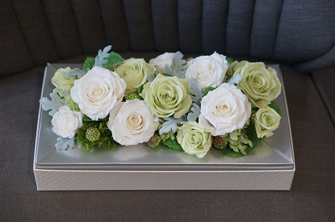 プリザーブドフラワーBOX L：B425-002