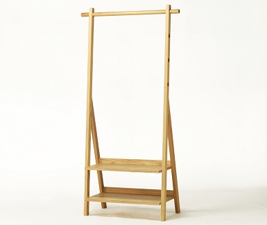 コルンピオ 80ワードローブ Oak【諸富家具】：C247-007