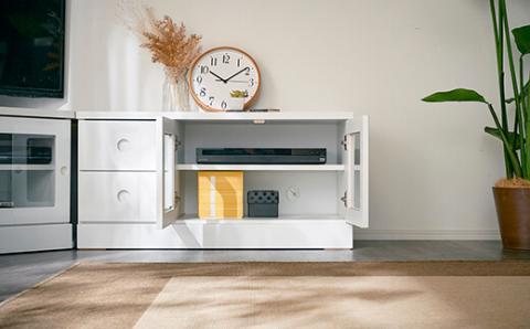 コーナーテレビボードセット フェアリー【諸富家具】：C261-004