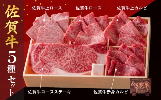 佐賀牛堪能 焼肉5種セット 響盛：B320-003