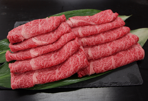 佐賀牛(A5ランクプレミアム) ローススライス 500g：B315-001