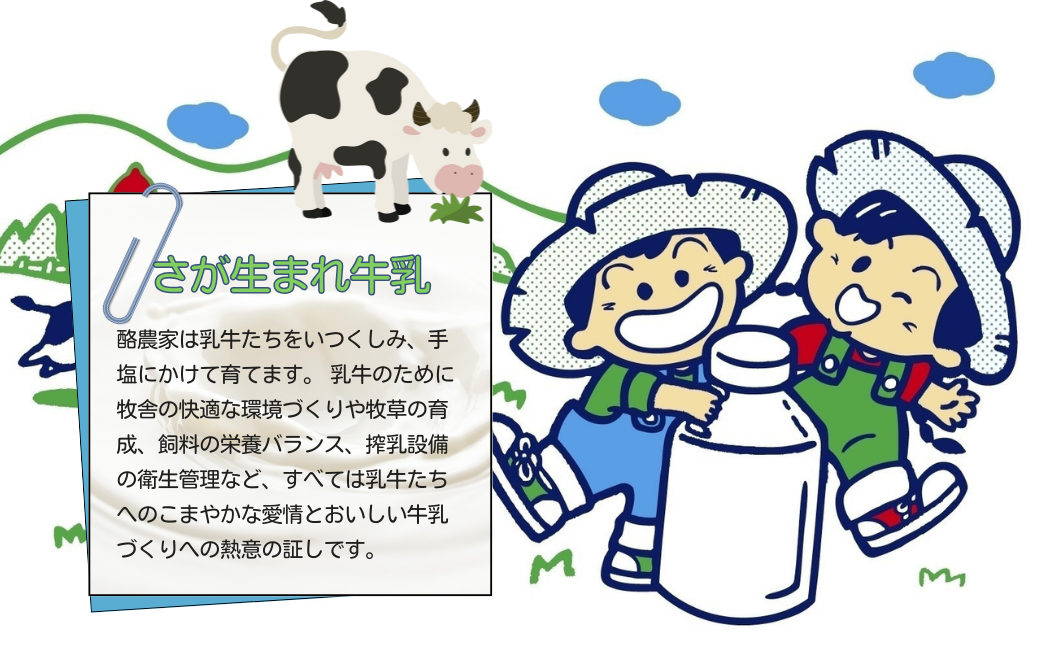 JA牛乳 さが生まれ牛乳 6本セット：B110-003