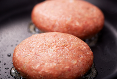 牛100％九州産黒毛和牛入り生ハンバーグ：B165-004