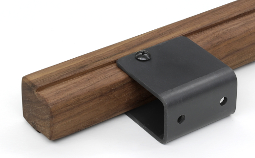 木製（ウォールナット材）取っ手　長60cm：B385-002