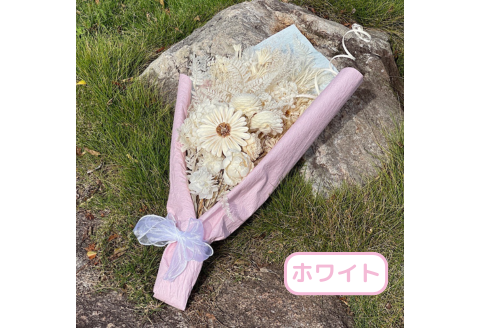 選べるお色ドライフラワーカラーブーケ Mサイズ：B395-014