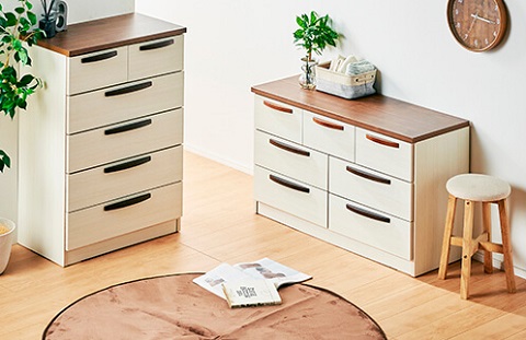 アベニール 70-6段 チェスト【諸富家具】：C153-010