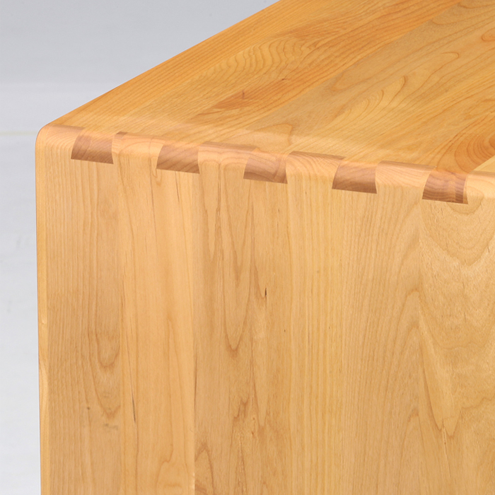 kumukumu120-3段リビングチェスト　クリア色【諸富家具】：C399-003