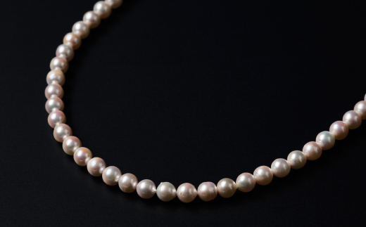 7.5-8アコヤ真珠120cmセミバロックロングネックレス ジュエリー アクセサリー ネックレス 真珠 パール 美穂野 佐賀市 ：C440-007