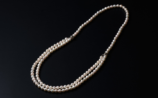 8.5-9アコヤ真珠120cmセミバロックロングネックレス ジュエリー アクセサリー ネックレス 真珠 パール 美穂野 佐賀市 ：C600-005