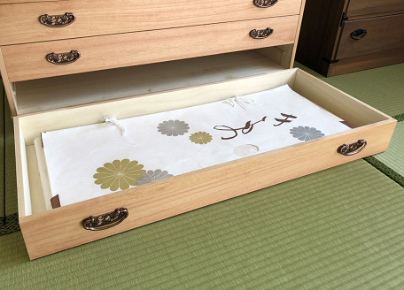 桐たんす 総桐柿渋染めチェスト PA-1007：C179-001