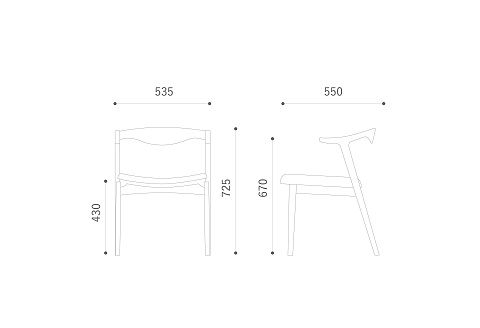 GADO half arm chair《 CBA 》【諸富家具】：C253-001