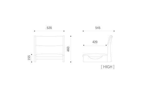 SUZU / HIGH《 NWH 》【諸富家具】：C143-010