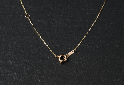 7ミリ可愛いアコヤバロックパールペンダントネックレス：B580-006