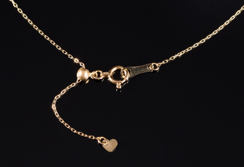 クールなアコヤ真珠Y字スライドチェーンネックレス60cmYG：C279-001