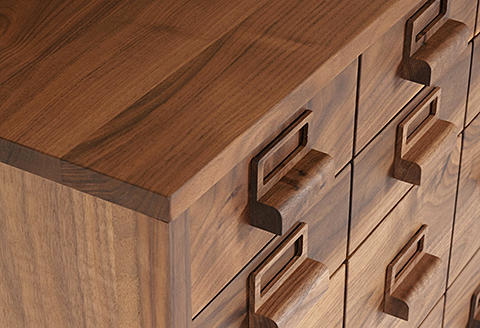 ノステラ140ドロワー WN【諸富家具】：C569-008