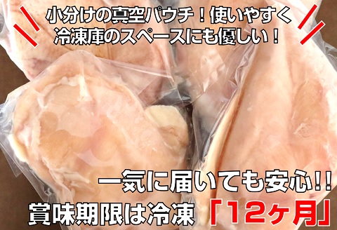 嬉しい真空小分け4.0kg！佐賀ブランド「ありたどり」ジューシーモモ肉（8～12枚）：B180-050