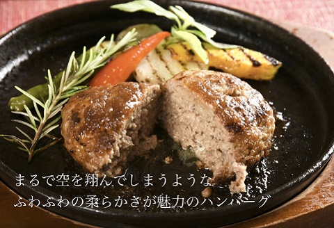 最高級佐賀牛合挽【空翔ぶハンバーグ】4個（ソース付）：B160-016