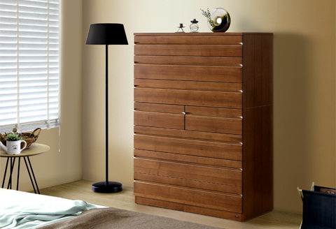 ノーツ 100-7段チェスト ビンテージブラウン色【諸富家具】：C368-003