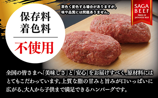 佐賀牛100％ハンバーグ 150g×6個：B190-035
