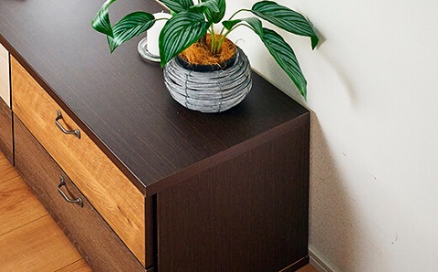 チェスト 90cm幅3段 ルコッタ【諸富家具】：B990-002