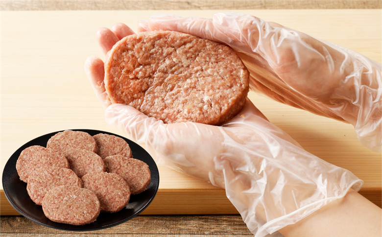 佐賀牛仕込みハンバーグ 8個：B130-048