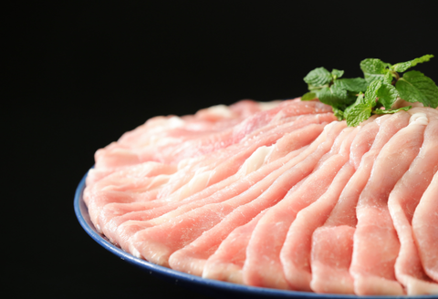 肥前さくらポーク モモ・ローススライス 1kg：B150-051