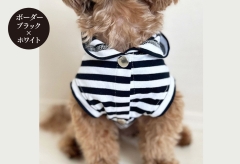 オーナー様とお揃いで着れるボーダーパーカー：B250-016