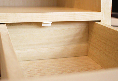 80書棚NA 無垢材を使用したチェスト【諸富家具】：C132-009