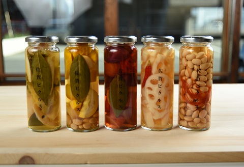 佐賀産熟成お酢使用【佐賀野菜のピクルス】5本：B210-012