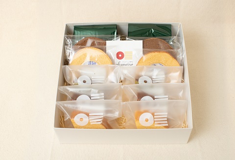 グルテンフリー!!自家米こめこのバウムクーヘンセット：B130-033