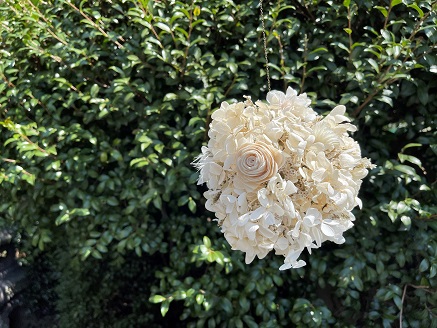 プリザーブドフラワーフラワーボール：B180-041